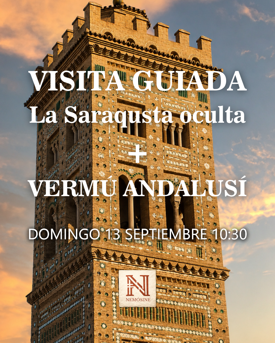 Visita guiada La Saraqusta oculta + Vermú andalusí en ArGa